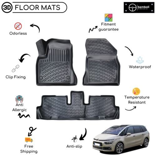 Custom molded rubber floor mat - molded,